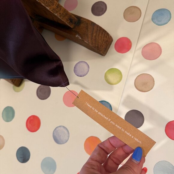 NWT REFORMATION Frankie Silk Dress Blur - Picture 7 of 10